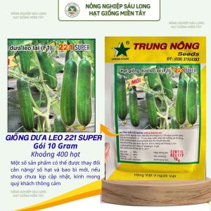 GÓI 10GR (400H) - HẠT GIỐNG DƯA LEO F1 222 TRUNG NÔNG