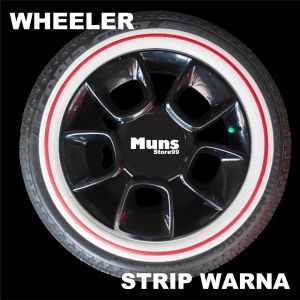 Lis Ban Mobil White Wall Ban Mobil Velg Ring 13-15 STRIP WARNA WHEELER Premium Original
