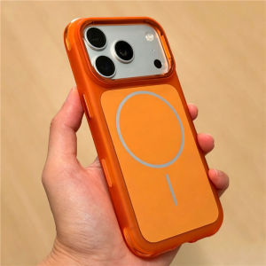 Original Corner Airbag Frosted for Magsafe Case For iPhone 17Pro 18Pro 17Pro Max Matte Shockproof Bumper Hard c Cover