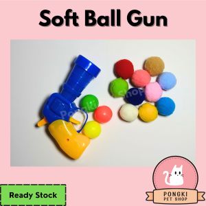 Cat Toy Gun | Toy Gun | Soft Ball Gun | Soft Ball | 猫玩具枪 | Pistol mainan kucing