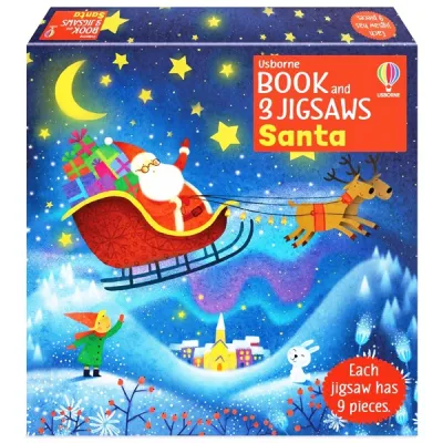 Fahasa - Sách ngoại văn: Usborne Book And 3 Jigsaws - Santa
