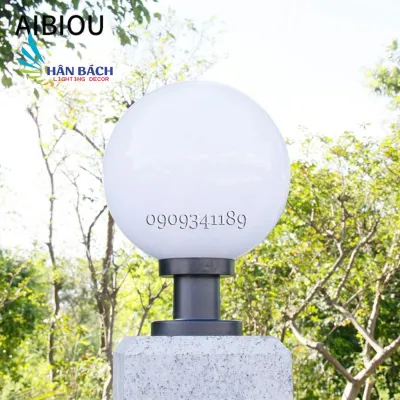 [HCM]Đèn trụ cổng hình cầu đường kính phi 140mm - 200mm - 250mm
