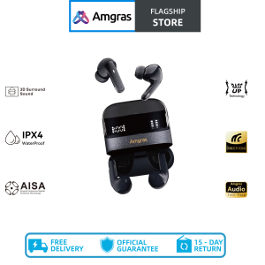 Amgras Spirit Pro3/Spirit ProS3 two pairs of bluetooth earphone wireless earbud stereo HD call dual ear dual charging5.4