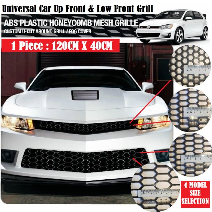 Universal Car Front Bumper Grille ABS Bumper Grill Mesh Grilles Cover Diamond Style Car Grill