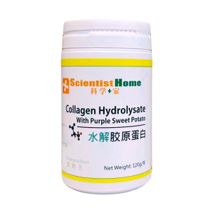 SCIENTIST HOME Collagen Hydrolysate w Purple Sweet Potato 120g | Bone Joint Repair Collagen Type 2 100% Natural