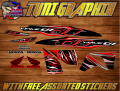 Honda Wave 110 Alpha CX Stock Decals Set W/freeBIES. 