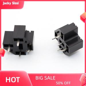 Jacky Bộ chuyển đổi ổ cắm Rơ Le spdt 40A 4 5 pin cho xe hơi ô tô Giá đỡ đế gắn bảng mạch PCB với đầu nối 6.3mm