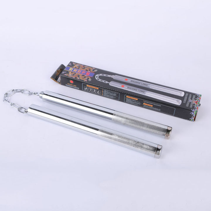 Toy Nunchaku TwoinOne Combination Flat Head Nunchucks Double