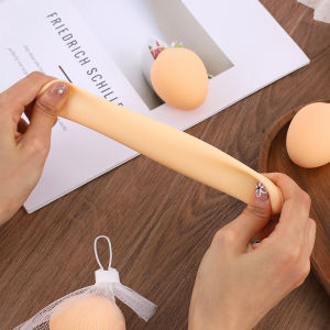 Bonnie Cathy Realistic Egg Squishy Stress Relief Toy TPR Slow Rebound Anti-Stress Plaything for Adults and Kids