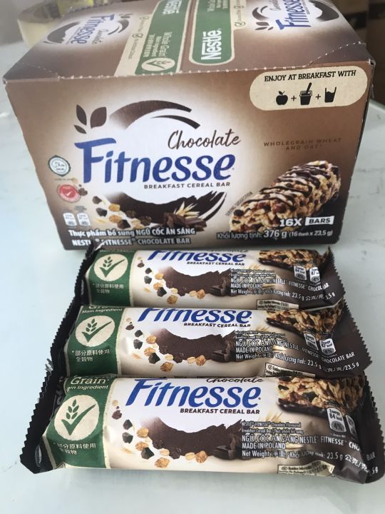 1 Hộp 16 Thanh Ngũ cốc Nestle Fitnesse vị Socola/ vị chuối/ vị dâu 23 ...
