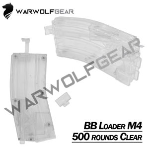 BB Loader M4 500 Rounds Clear WARWOLFGEAR