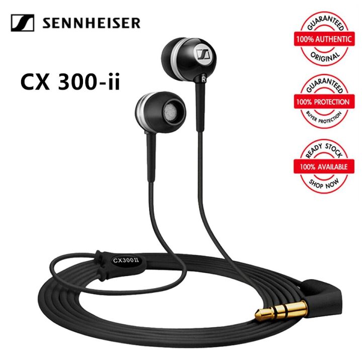 Sennheiser CX300 II Noise Cancelling Gaming Music Bass Enjoy In
