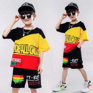 เสื้อผ้าเด็กผู้ชาย 2 ชิ้น ชุดเซ็ตเด็กชาย ชุดน่ารักเด็กโต เสื้อผ้าเด็กโต ชุดเด็กโต - ชุดเซ็ต พร้อมส่งจากไทย