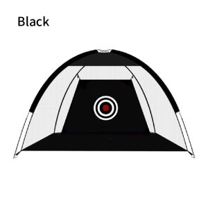 2M Foldable Golf Net Cage Outdoor Sport Golf Cage Swing Trainer Pad Golf Practice Net Quick Set-up