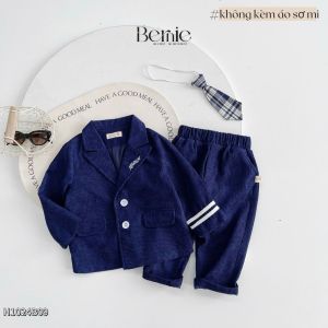 Set vest cho bé trai bé gái đồng phục phong cách hàn quốc kèm phụ kiện 1 đến 7 tuổi HH1024B10