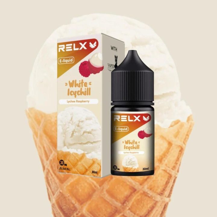 RELX White Icychill Lychee Raspberry Salt Nic 30MG 30ML by RELX - Liquid  RELX Ice Cream Series Ejuice Unboxing Klaim - Lazada | Lazada Indonesia