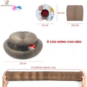 Đồ chơi cho mèo bàn cào móng cho mèo đồ chơi xoay tròn cho mèo