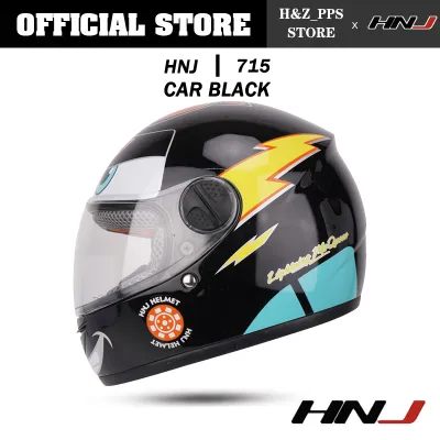 HNJ Helmet Motorcycle Full Face Original Single Visor Childrens Full Face Helmets W/D BPS W/ THRSTFLASK 715