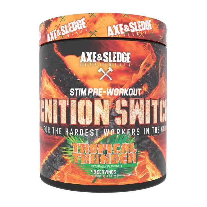 Axe & Sledge Ignition Switch 20/40 servings Tropical Thunder flavor