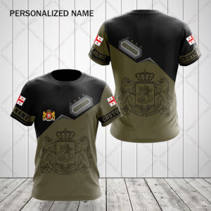 Georgia Emblem Graphic Tees Summer Casual Personalized Sportswear Mens Fashion Loose T-shirts Boys Oversized Short Sleeves Tops