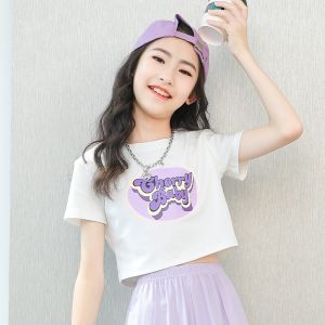 Ice Silk Kids Girls Pants Multi Pocket Korean Style Wide Leg Casual Baggy Cargo Pants for Girls 6-15Years Kids Pants for Girls Silk Anti-mosquito Multi-pocket Wide-leg Pants Cargo Pants Causal Baggy Pants