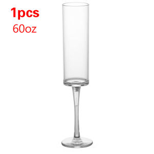 [Energetic] 6oz rượu sâm banh ly cocktail ly rượu sâm banh ly rượu vang đỏ ly nhựa có thể tháo rời ren cao chân cốc nước giải khát cup