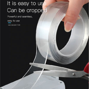 Salotape Adhesive Tape Double Sided Sticky Gel Traceless Washable/Pita Pelekat Dua Sisi/Boleh Basuh