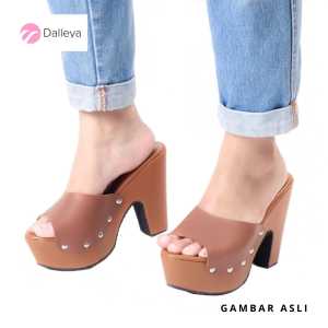 DALLEYA COLLECTION - Cymora Sepatu Big / Chunky Heels Wanita Casual