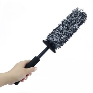 1pc Car Wheel Microfiber Brush | Non-Slip soft Handle | Easy To Cleaning Car Wheel