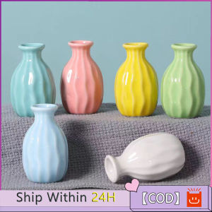 [Happy Shopping Time]✅Ready Stock✅Ceramic Vase Porcelain Vase Modern Design Pasu Seramik Pasu Bunga Bekas Bunga Flower Pot Vases & Vessels 花瓶 Hydroponic Vase Dried Flower Vase