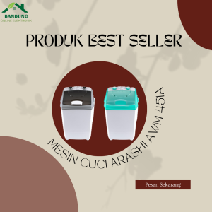 ARASHI MESIN CUCI 45 KG TIPE AWM 451A/453A MESIN CUCI MODERN/MESIN CUCI MINI