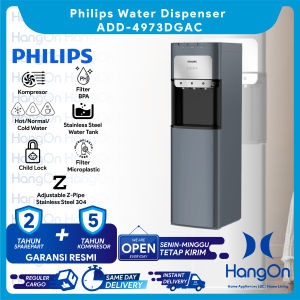 Philips Dispenser Bottom Loading ADD4973DGAC - Abu Filter Microplastic + Anti BPA Galon Dibawah ADD - 4973DGAC