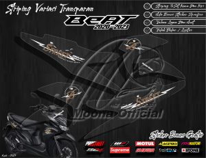 0507 /5 Striping List Variasi Beat FI (2020-2023) Transparan Terbaru Bisa COD - Sticker Striping List Variasi Honda Beat Terbaru