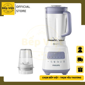 Máy xay sinh tố Philips HR2221 công suất 700 W 5 tốc độ và 1 số nhồi - Bảo hành 2 năm chính hãng