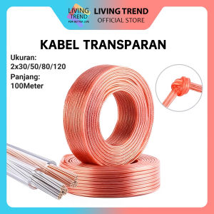 Kabel Audio / Kabel Listrik Transparan 2x120 100Meter / Super Promo