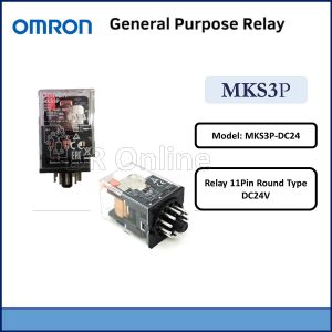 OMRON MKS2P/MKS3P Gerenal Purpose Relay 8Pin Round Type 230VAC 12VDC 24VDC 24VAC