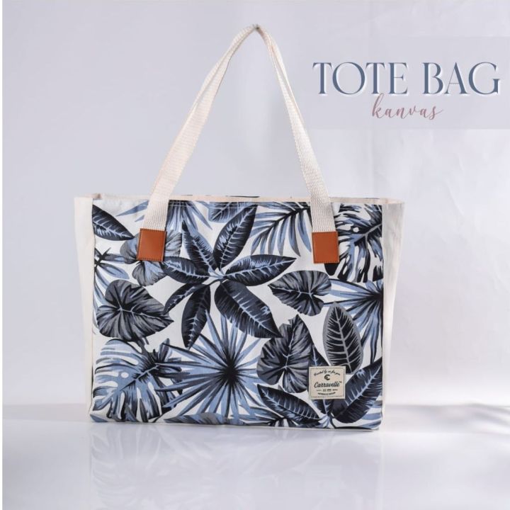 Carravelle Store tote bag kanvas tas wanita totebag bisa untuk