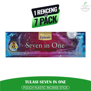 Dupa India Aromaterapi Pouch Plastic - Tulasi Seven in One 35 Sticks