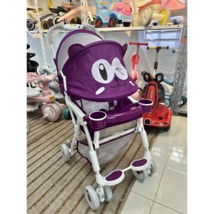 [Miễn ship] Xe đẩy sơ sinh 3 tư thế nằm ngả ngồi  gấp gọn hình mắt gấu bảo hành 6 tháng