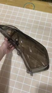 Ốp pô ê Nắp pô ê ốp lọc gió cho xe Vario 160 Click chất liệu khói trong