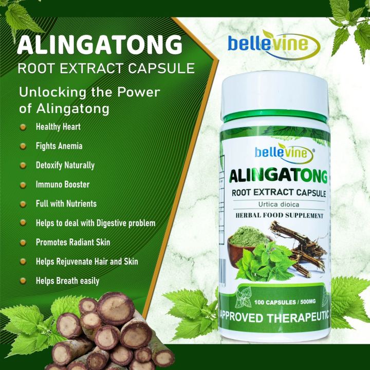 Bellevine Alingatong Root Extract Organic Capsule 100 capsules