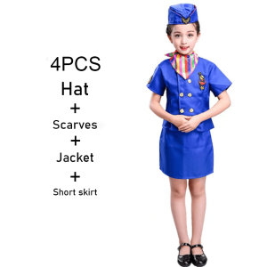 【H INHANNA】Pakaian pramugari pakaian kanak-kanak pakaian main peranan pramugari perempuan