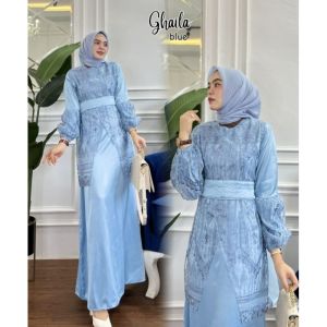 GAMIS PESTA MEWAH MUSLIMAH GHAILA
