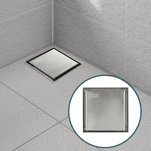 Saringan Got Anti Bau Saringan got Anti Kecoa Floor Drain 10 20 30 Cm Kamar mandi stainless DL-151