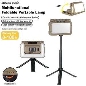 Mount peak 30000mAh LED Camping Light with Solar Floodlight Magnetic Hook High-Intensity Camping Light Repair Light