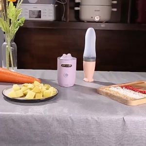 Wireless Food Supplement hine Baby Two-in-One Cooking hine Small Multi-Function Portable Grinder Gift