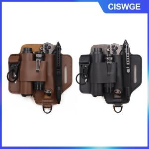 CISWGE Da Multitool vỏ bọc-vành đai Clip EDC vành đai Tổ Chức-quà tặng cho nam giới an toàn và thuận tiện công cụ tổ chức