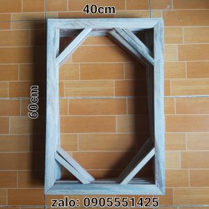 1 Sat xi. Khung gỗ căng toan 40cm x 60cm