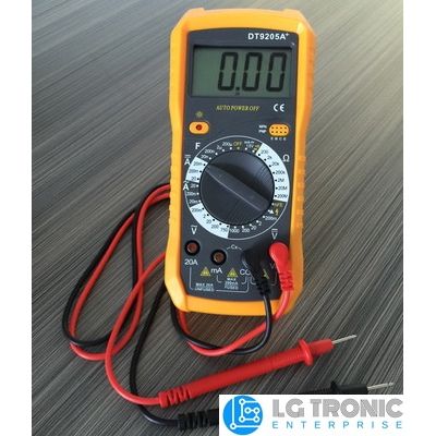 DT9205A+ Digital Multimeter (Free 1000 V 20A Thin Needle Probe ...