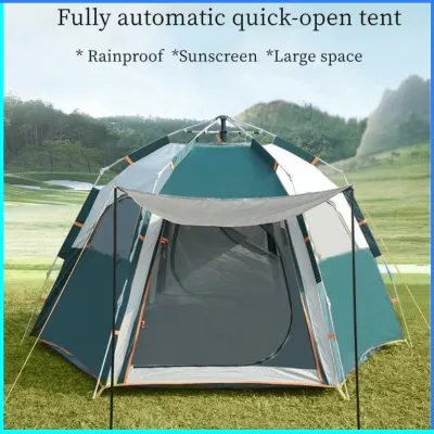 COD AstaGear Tenda Camping Hexagonal Windproof Outdoor 5-8 Orang / tenda camping 5-8 orang 260x260 dewasa murah kemping anti air hujan kapasitas 5-8 waterproof double layer jumbo gunung hiking hunting indoor import kemah lipat outdoor pramuka besar